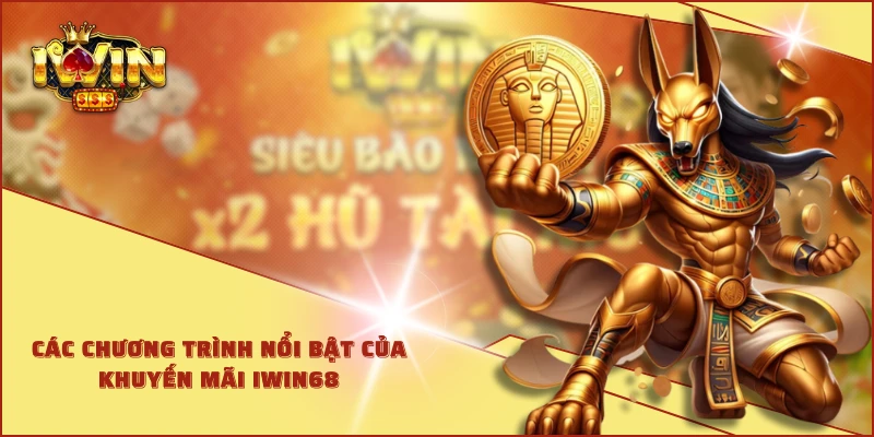 Các chương trình nổi bật của khuyến mãi IWIN68